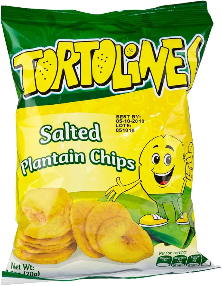 Tortolines - Salted plantain chips 70g