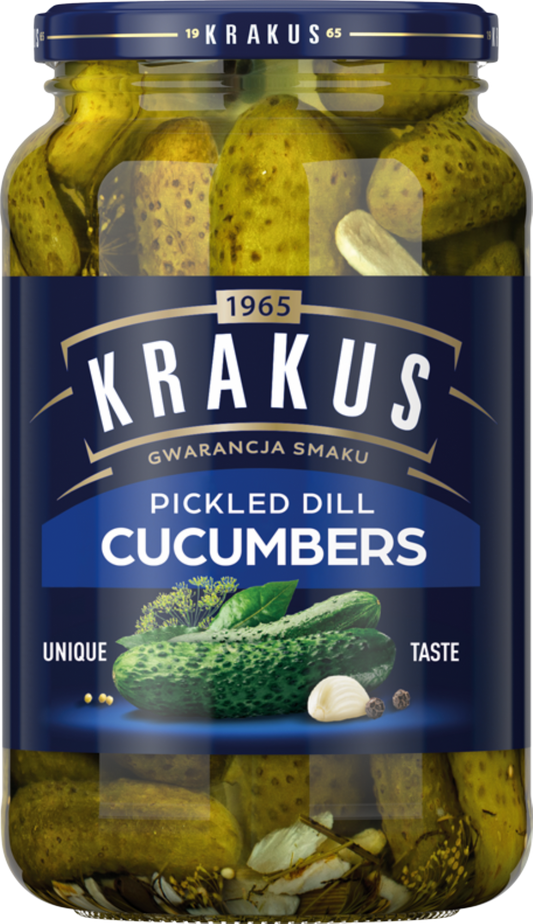 Krakus Pickled Dill Cucumbers (Gwarancja Smaku) 920g