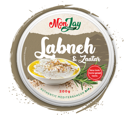 Monjay Mezza - Labneh and Zaatar