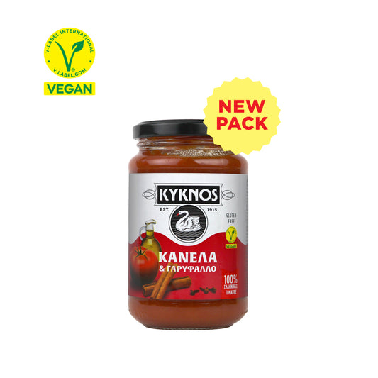 Kyknos Tomato sauce- Cinnamon and Clove - 420g