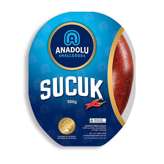 Anadolu - Sucuk/Sujuk - 500g  (Vacuum sealed)