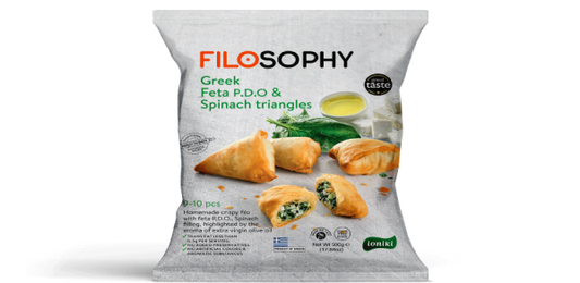 Filosophy - Feta and Spinach Mini triangles - 500g