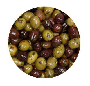 Marinated 3 Olive Mix - 12 kg