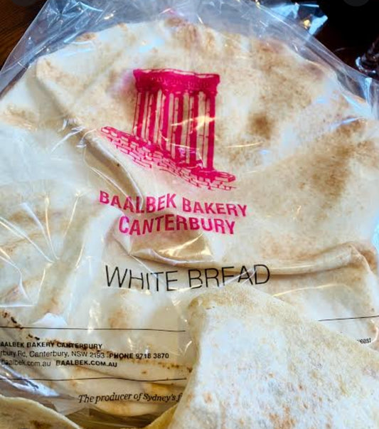 White Lebanese bread - Baalbek Bakery