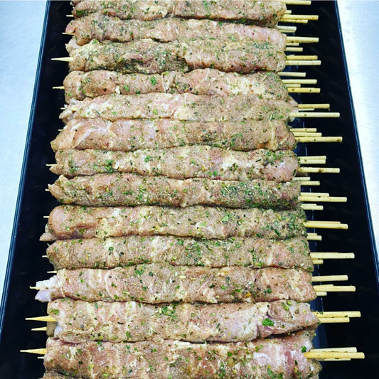 Soulvaki Boys- Chicken Souvlaki skewers (May be delivered frozen)