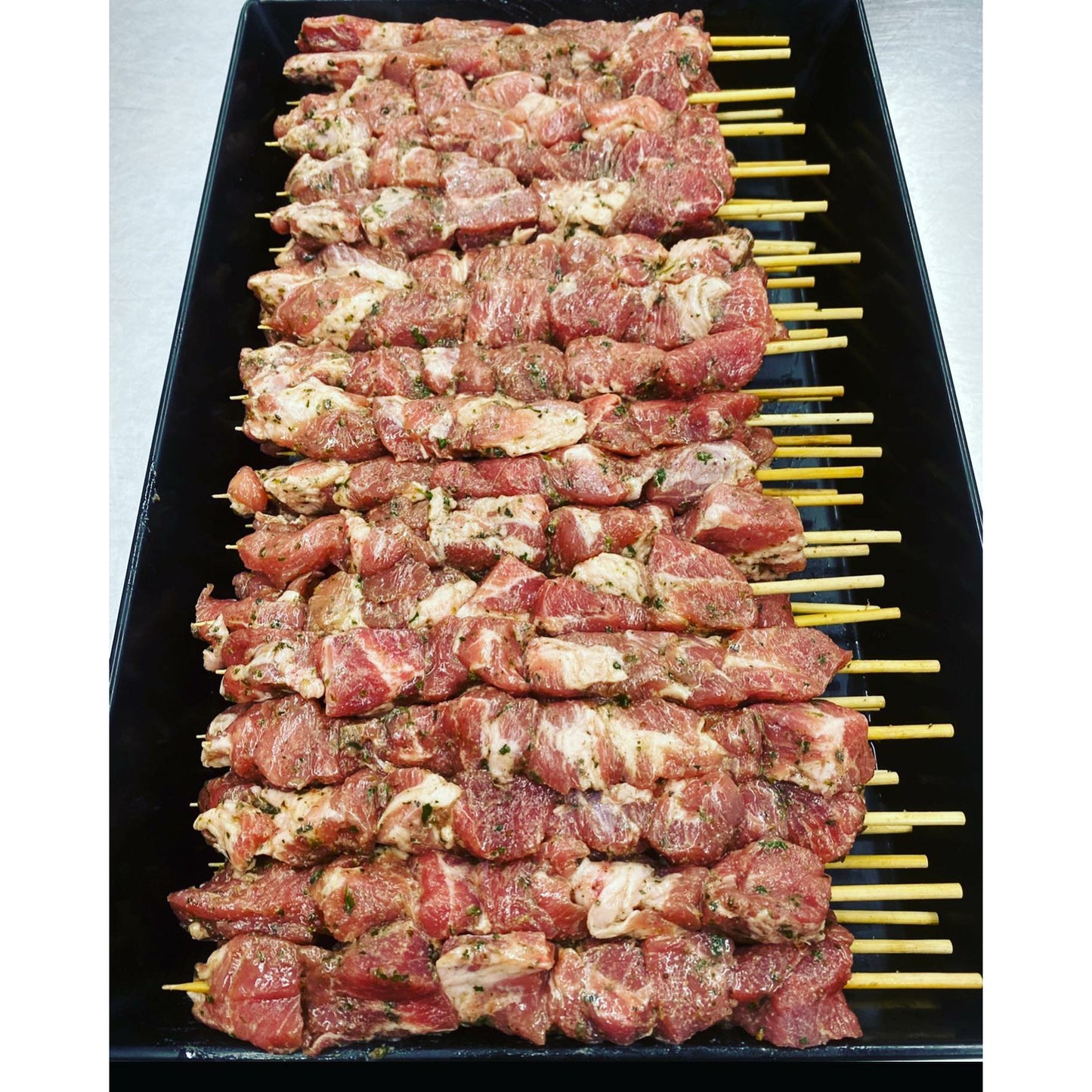 Souvlaki Boys - Pork Neck souvlaki skewers (May be frozen)