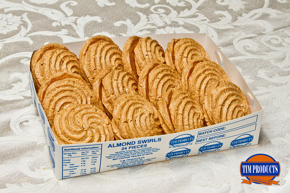 Almond Swirl Biscuits - 24 Pieces (Gluten free)