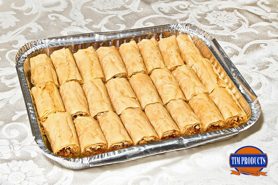 Baklava Rolls (Almond Rolls) - 24 Pieces (Vegan)